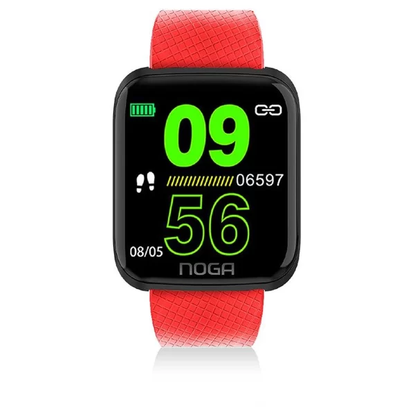 Smartwatch Noganet Rojo Ng-Sw02