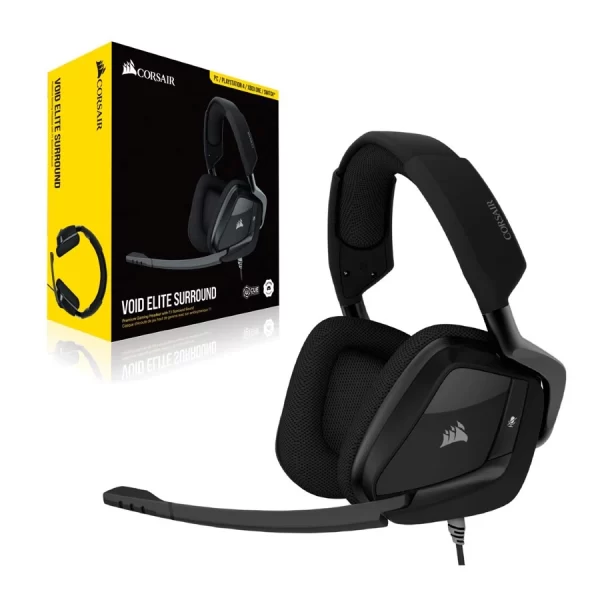 Auricular Gamer Corsair Void Elite Surround Carbon - Imagen 2