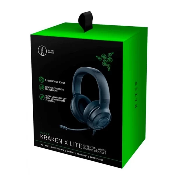 Auricular Gamer Razer Kraken X Lite - Imagen 2
