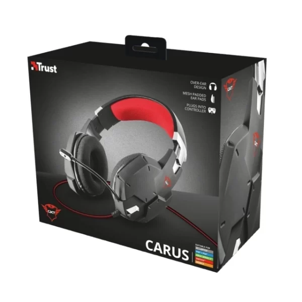 Auricular Gamer Trust Carus Black Gxt 322 - Imagen 2