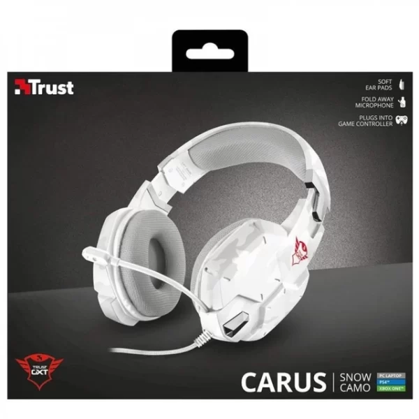 Auricular Gamer Trust Carus Snow Gxt 322C
