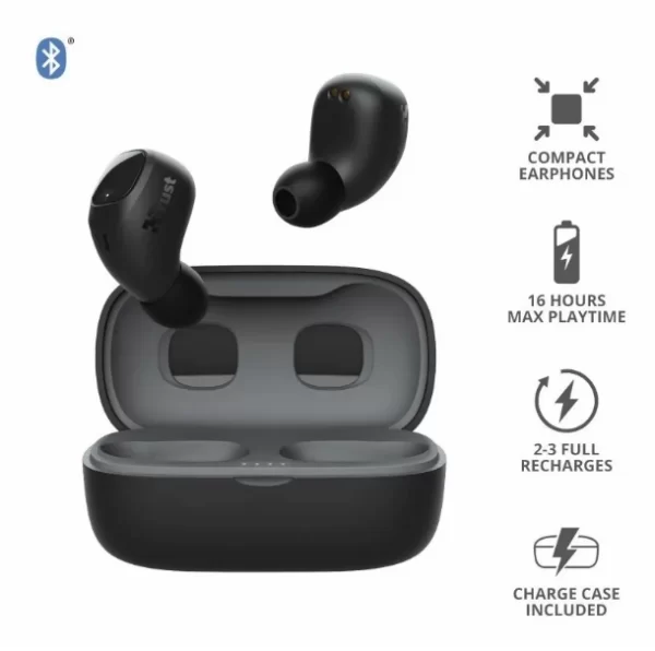 Auricular Trust Nika Compact Bt Black