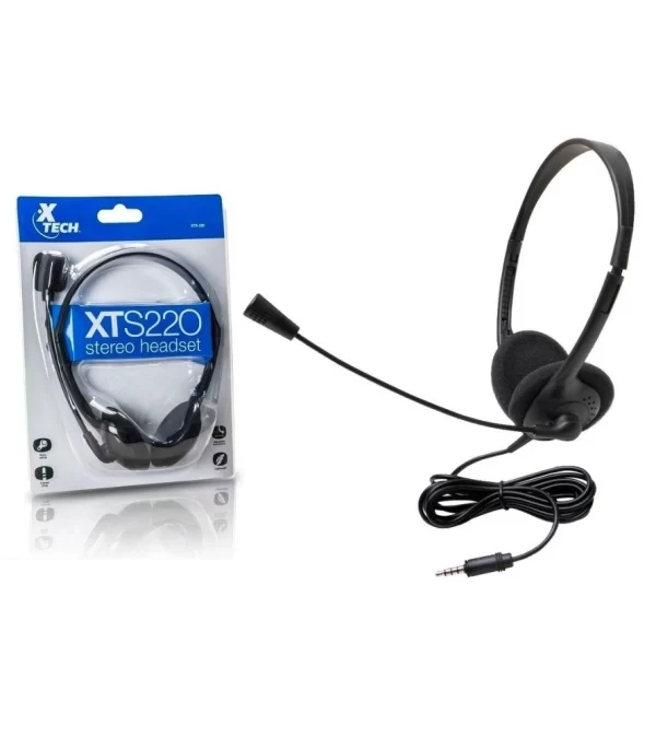 Auricular Xtech Xts-220 Wired Black (Xts-220)