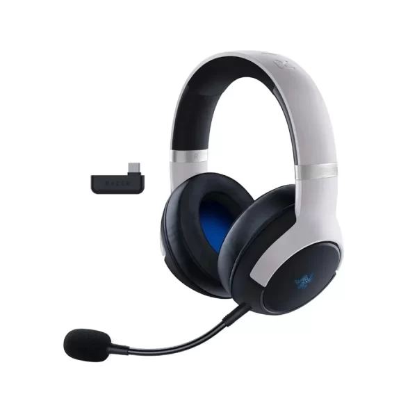 Auricular Razer Kaira Pro For Ps5 Wireless White/Black - Imagen 2
