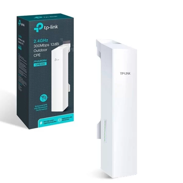 Cpe Tp-Link Cpe220 300Mbps 2.4Ghz 12Dbi Exterior