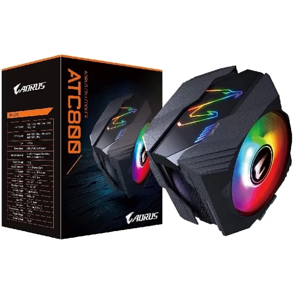 Cpu Cooler Gigabyte Atc800 Aorus Rgb Intel / Amd Socket
