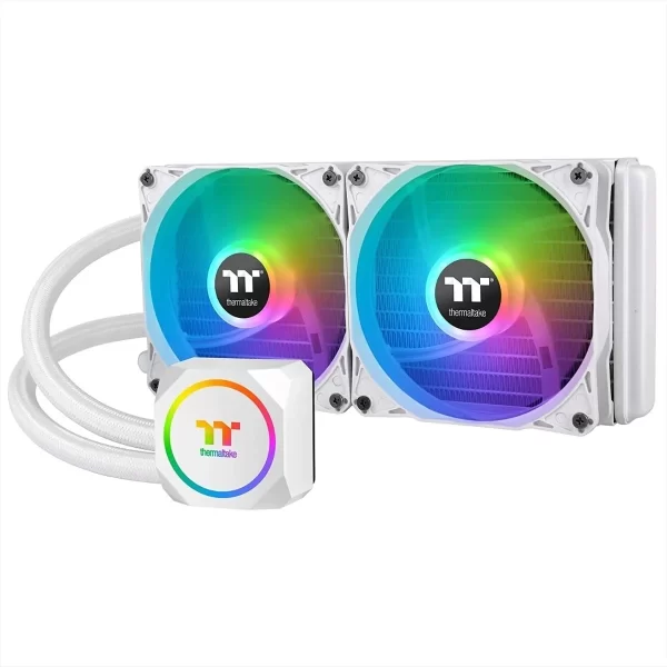 Water Cooler Tt Th240 Argb Sync Aio 240M Snow White (6579)