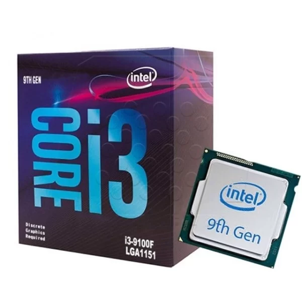 Procesador Intel I3 9100F S/Video 1151