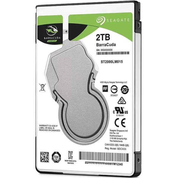 Disco Hdd 2Tb Seagate 5400 S-Ata Barracuda Notebook