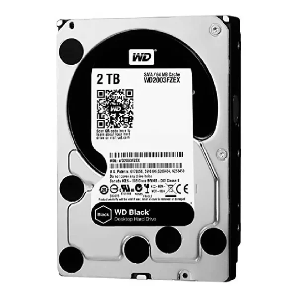 Disco Hdd 2Tb Western Digital Black 3.5 7200Rpm 64Mb