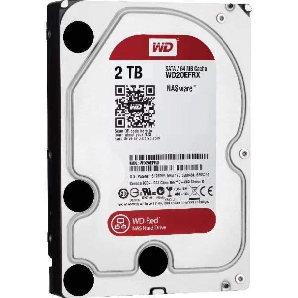 Disco Hdd Nas 2Tb Western Digital Red 3.5 Sata 5400 64Mb