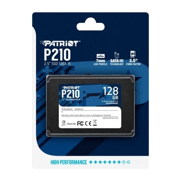 Disco Ssd 128Gb Patriot P210 Solid Sata3 120Gb