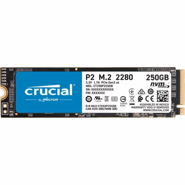 Disco Ssd M.2 250Gb Crucial P2 Nvme
