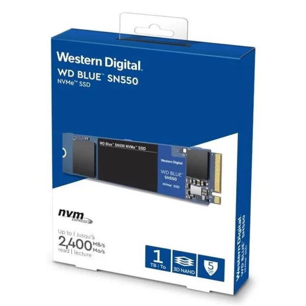 Disco Ssd M.2 1Tb Wd Blue Sn550 Nvme Pcie Gen 3