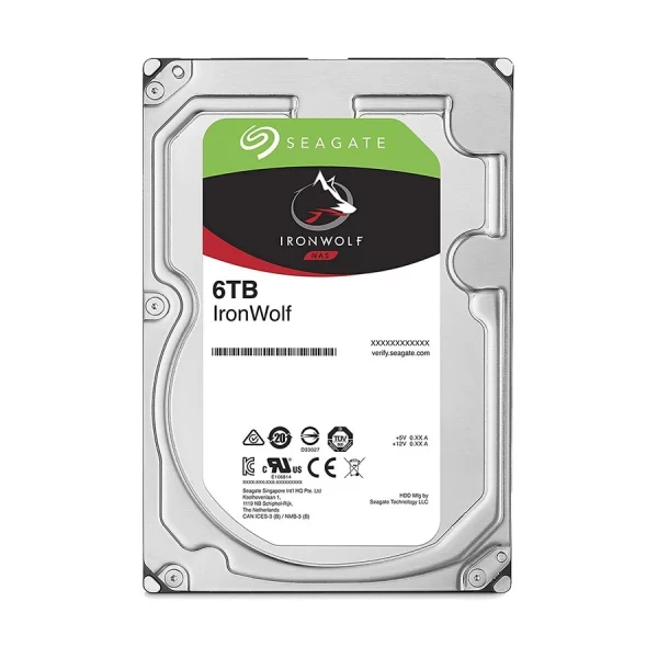 Disco Hdd 6Tb Seagate Ironwolf Sata3 5400Rpm