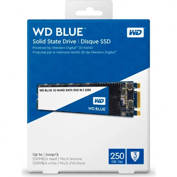 Disco Ssd Wd 250Gb Blue Sata 3 3D M.2" (Wds250G2B0B)
