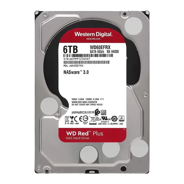 Disco Hdd Nas 6Tb Western Digital Red 7200Mhz