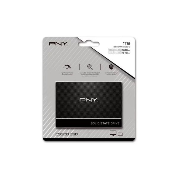 Disco Ssd 1Tb Pny Cs900 Sata 3 2.5''