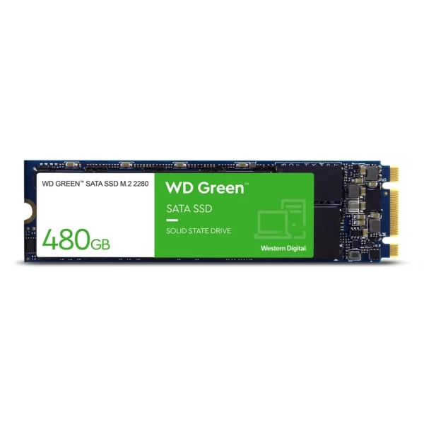 Ssd M.2 480Gb Western Digital Green 545Mb/S