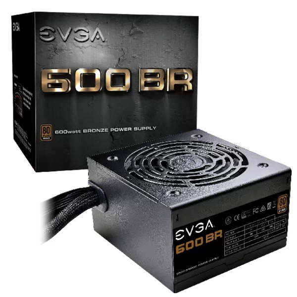 Fuente Gamer Evga 600W Br 80 Bronze
