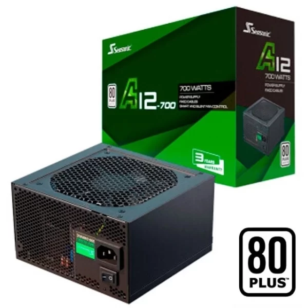 Fuente Seasonic 700 Watt Real A12-700 80+White