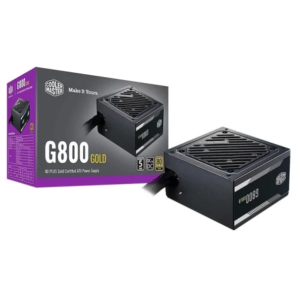 Fuente Cooler Master Gold 800W 80+ Gold S/Cable