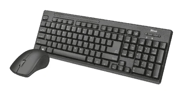 Teclado Y Mouse Trust Ziva Wireless Deskset Es