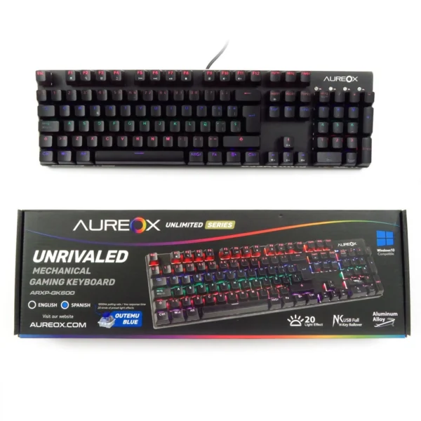 Teclado Gamer Mec Aureox Unrivailed Gk600