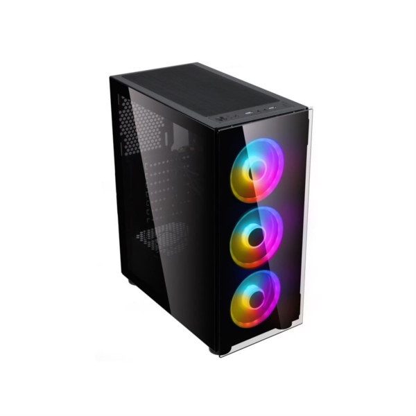 Gabinete Gamer Sentey K20 MAX Vidrio templado 3 Fan RGB - Imagen 2