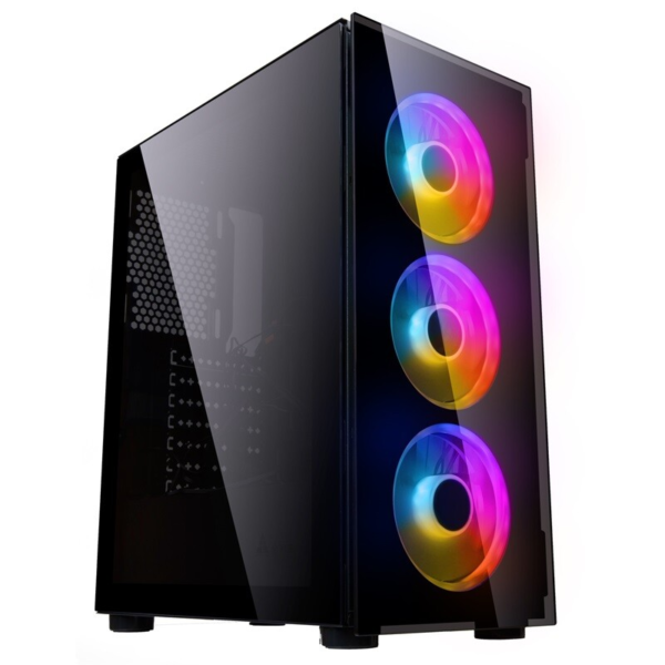 Gabinete Gamer Sentey K20 MAX Vidrio templado 3 Fan RGB