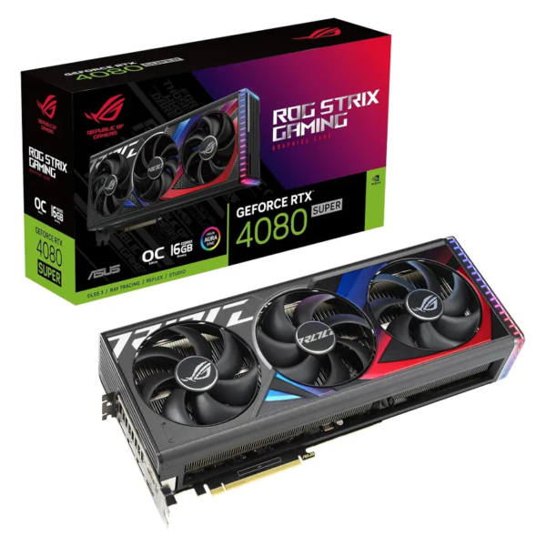 Placa De Video RTX 4080 Super Asus ROG Strix OC 16GB