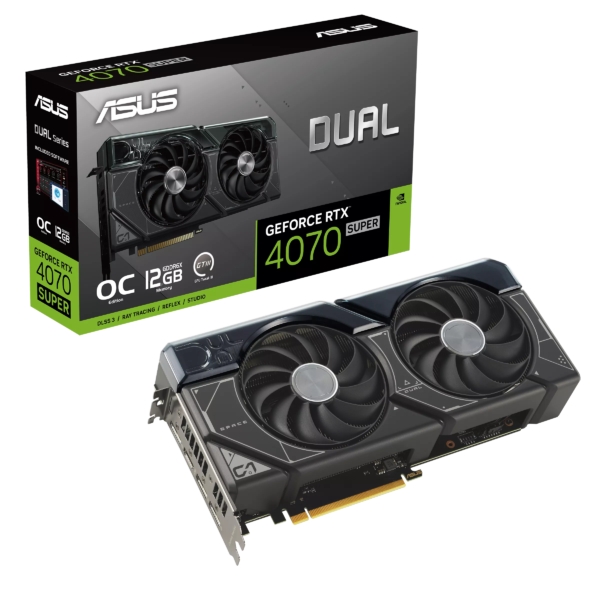 Placa De Video RTX 4070 Super Asus Dual OC 12GB