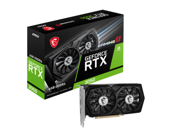 Placa de Video MSI RTX 3050 Gaming X 6GB