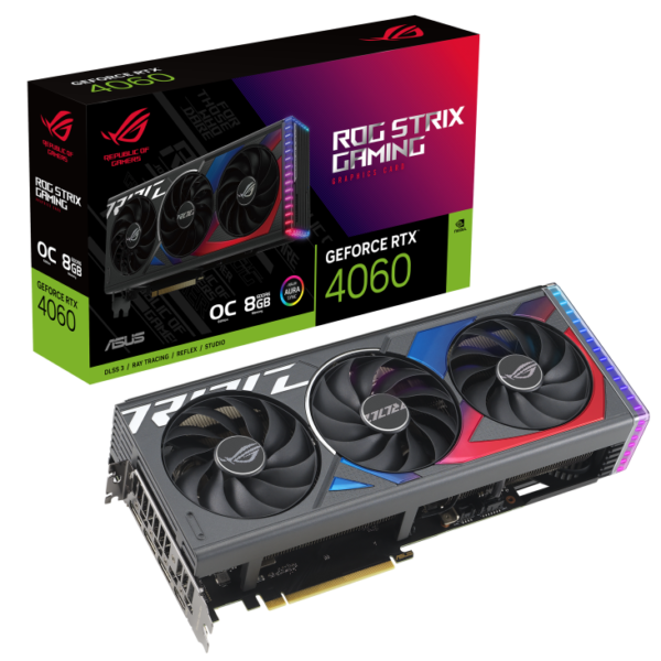 Placa De Video RTX 4060 Asus Rog Strix 8GB Gaming