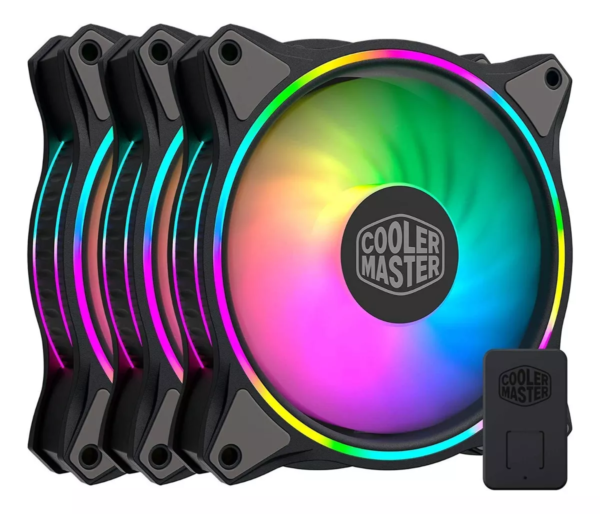 Kit Fan Coolermaster Masterfan Mf120 Halo X3