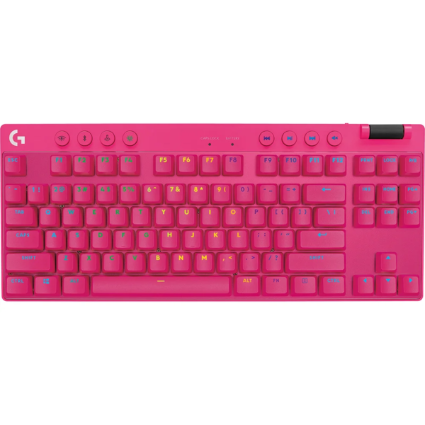 Teclado Logitech PRO X TKL Magenta Lightspeed 920-012154