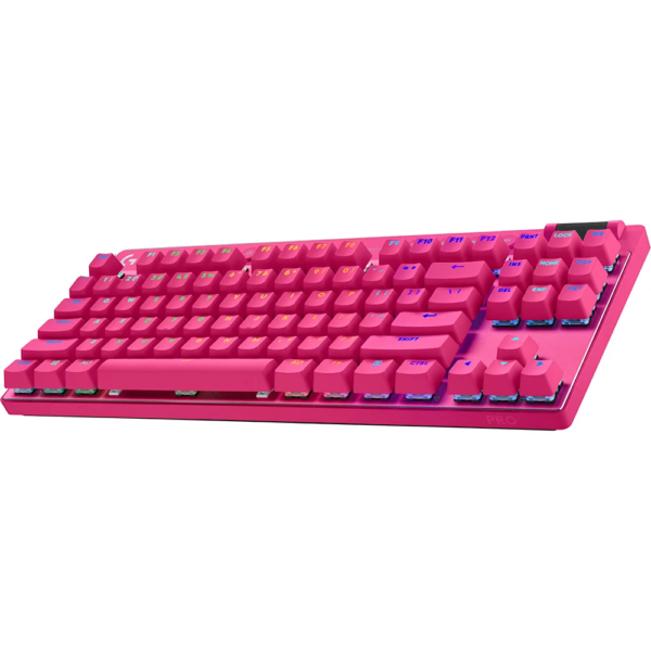 Teclado Logitech PRO X TKL Magenta Lightspeed 920-012154 - Imagen 3