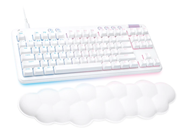 Teclado Logitech G713 Aurora White Linear  RGB 920-010670 (1 - Imagen 2