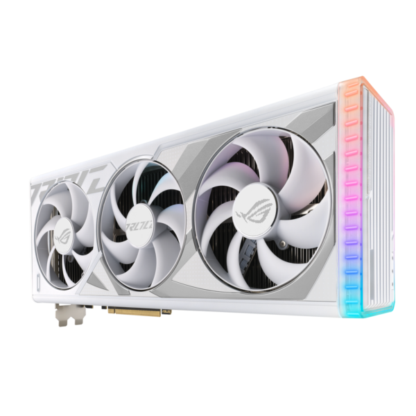 Placa De Video RTX 4090 Asus ROG Strix OC White 24GB - Imagen 3