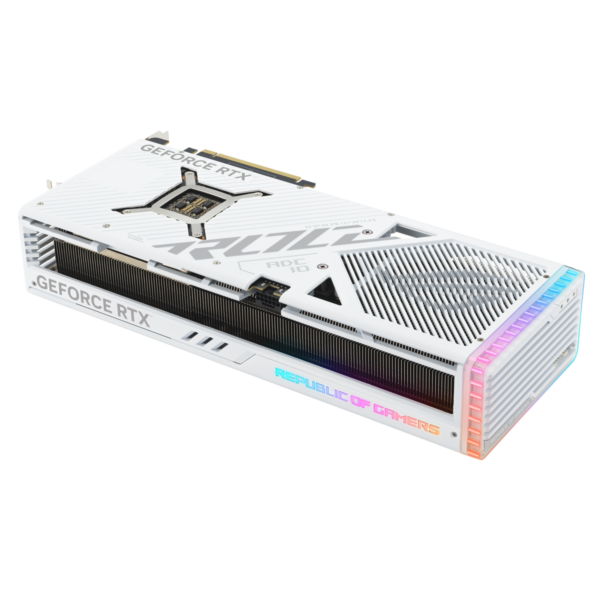 Placa De Video RTX 4090 Asus ROG Strix OC White 24GB - Imagen 8