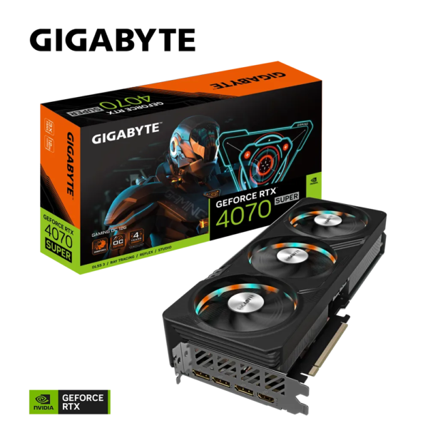 Placa de Video  RTX 4070 Super Gigabyte Gaming OC 12G GDDR6X