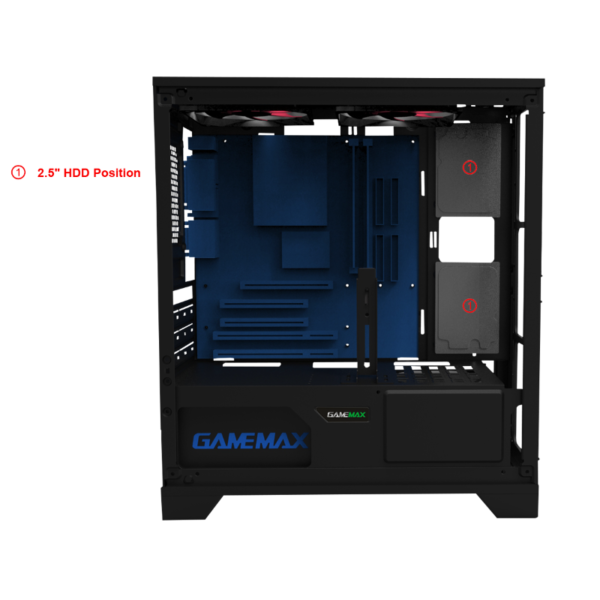 Gabinete Gamemax H602 Explorer Black M-ATX 1 fan - Imagen 6