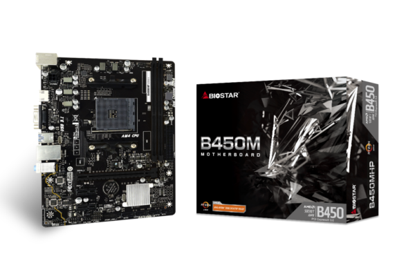 Mother Biostar AM4 B450MHP BOX M-ATX