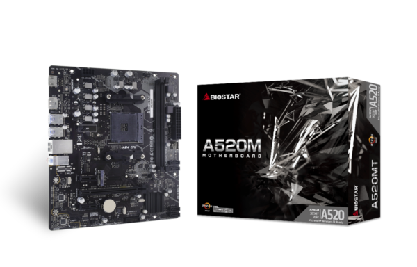 Mother Biostar AM4 A520MT BOX M-ATX