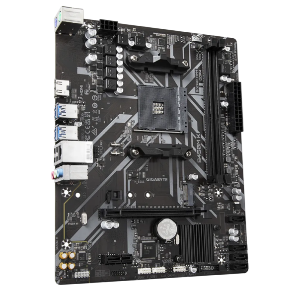 Mother Gigabyte B450M K DDR4 AM4 (Serie 3000/4000/5000) - Imagen 3