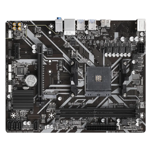 Mother Gigabyte B450M K DDR4 AM4 (Serie 3000/4000/5000) - Imagen 5