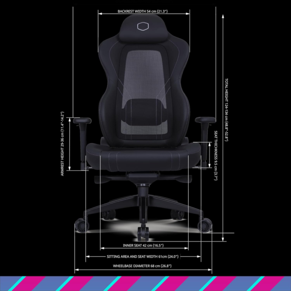 Silla Gamer Cooler Master Silla Game Hybrid 1 - Imagen 2