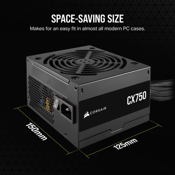 Fuente Corsair CX750 750W 80 Plus Bronze - Imagen 2