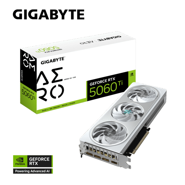 PLACA DE VIDEO GIGABYTE RTX 5060TI AERO 16GB