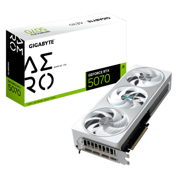 PLACA DE VIDEO GIGABYTE RTX 5070 AERO OC 12GB - Imagen 2